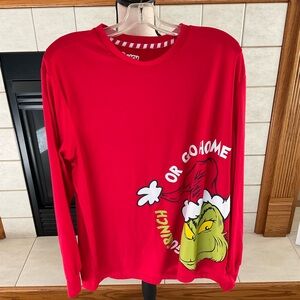 The Grinch, Dr. Seuss, Red Long Sleeve Tee, Women’s Sz Lg (42-44)